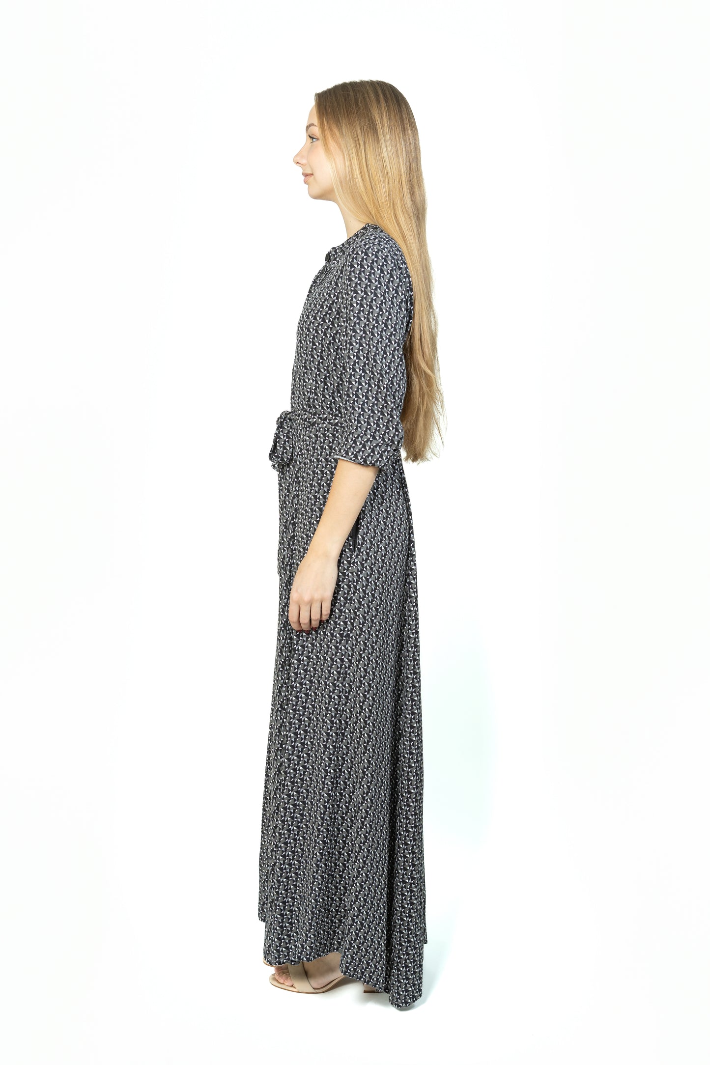 Jaana Varkki Full-Length Shirt Dress Reims