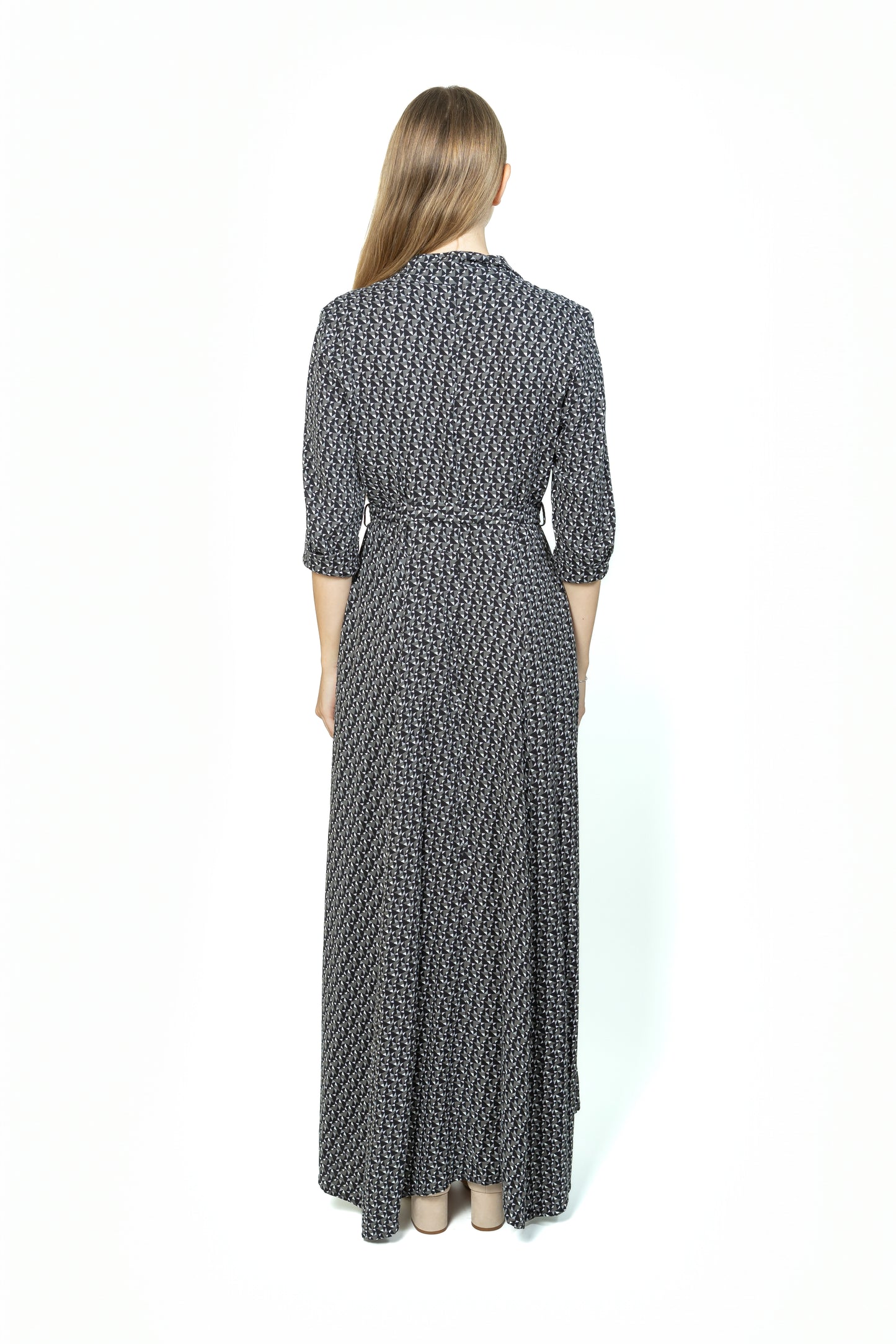 Jaana Varkki Full-Length Shirt Dress Reims