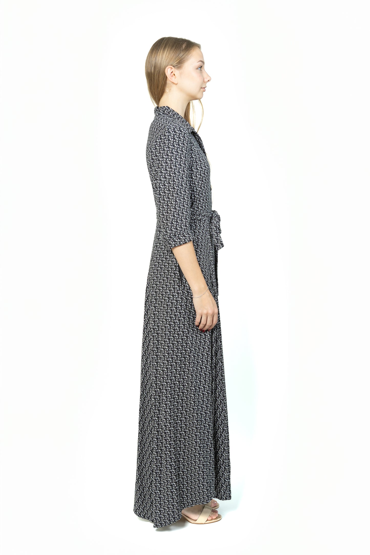 Jaana Varkki Full-Length Shirt Dress Reims