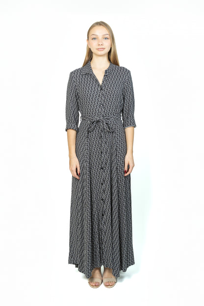 Jaana Varkki Full-Length Shirt Dress Reims